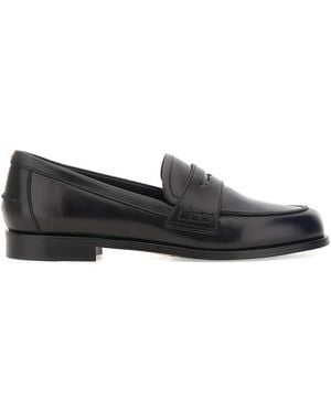 Aeyde Oscar Leren Loafers - Zwart