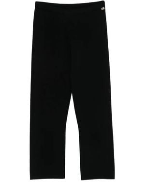 Extreme Cashmere Nº461 Wander Knitted Trousers - Black