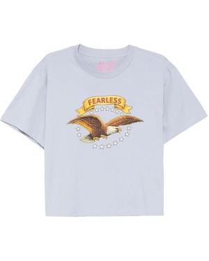 Melt Camiseta Con Estampado Gráfico - Blanco
