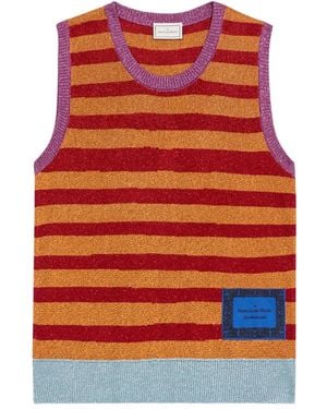Pierre Louis Mascia Tricot Vest - Red