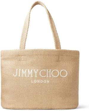 Jimmy Choo Borsa Tote East West - Neutro