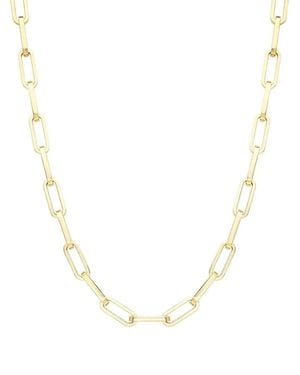 Bizzotto Gioielli 18Kt Link Paperclip Necklace - Natural