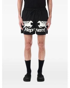 Represent Nothing Faster Swim Shorts - Black