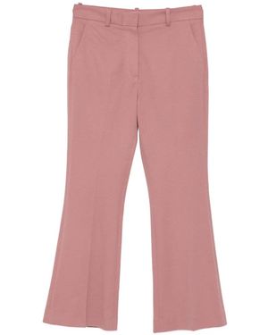 Circolo 1901 Textured Trousers - Pink