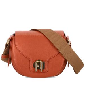 Furla Lotus Mini Crossbody Bags - Orange