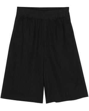 Thom Krom Elastic-Waist Shorts - Black