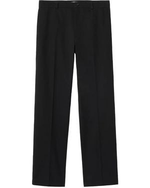 Burberry Pressed-Crease Trousers - Black