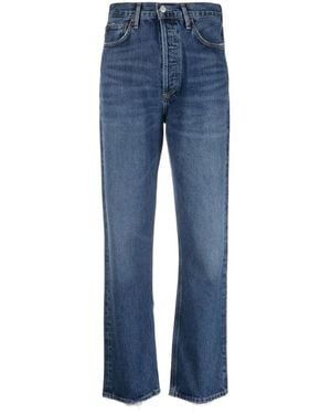 Agolde High Waist Jeans - Blauw