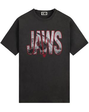 Kith Jaws Shark-Attack Graphic T-Shirt - Black
