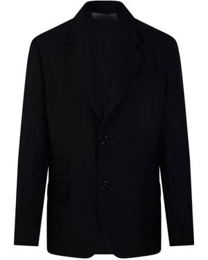 Ami Paris Single-Breasted Blazer - Black