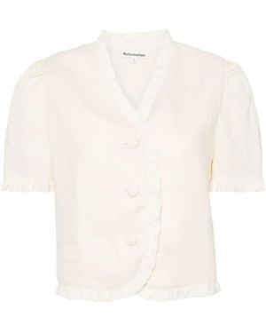 Reformation Bess Top - Wit
