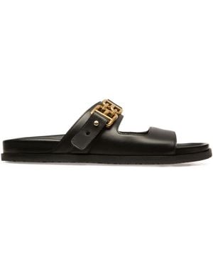 Bally Emma Leather Sandals - Black