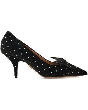 Ferragamo Escarpins À Détail De Nœud 70 Mm - Noir