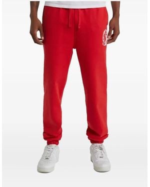 BBCICECREAM Logo-Print Track Trousers - Red