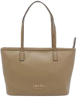 Liu Jo Logo Tote Bag - White