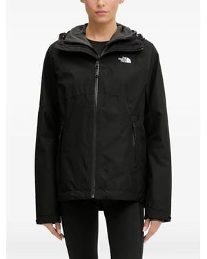 The North Face Diablo Dynamic Logo-Print Waterproof Hooded Jacket - Black