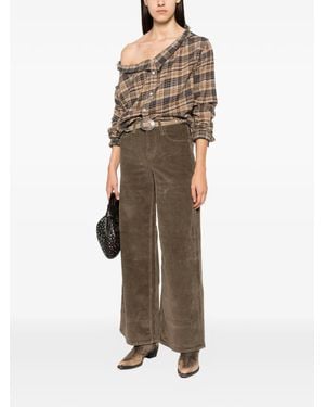 Levi's 728 Corduroy Wide-Leg Jeans - Natural