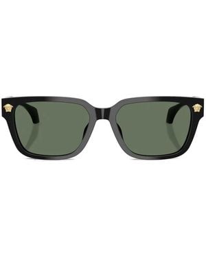 Versace Medusa Square-Frame Sunglasses - Green