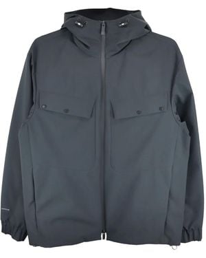 Moncler Escurays Kapuzenjacke mit Klappentasche - Grau