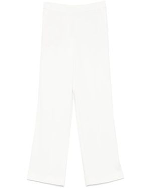 Marc Cain Elasticated-Waistband Trousers - White