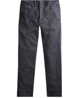 RRL Cotton Chino Trousers - Blue