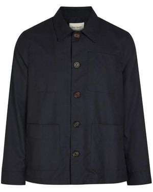 Oliver Spencer Buttoned Jacket - Blue