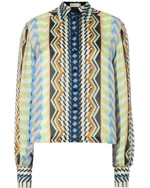 Temperley London Meryl Shirt - Blue