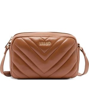 Liu Jo Small Quilted Cross Body Bag - Brown