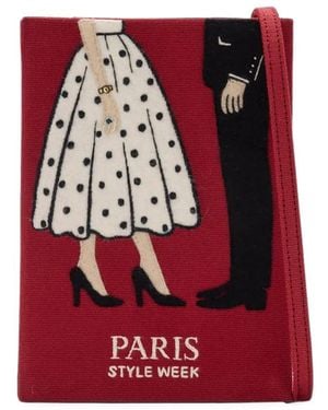 Olympia Le-Tan Paris Style Week Embroidered Clutch Bag