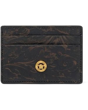 Versace メドゥーサ カードケース - ブラック