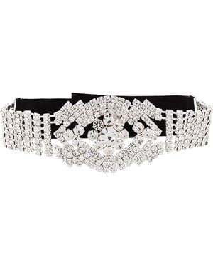 Manokhi Collana Con Cristalli - Nero
