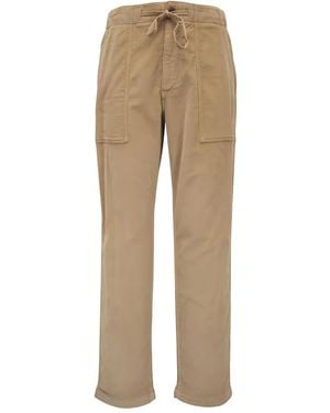 Faherty Corduroy Trousers - Natural