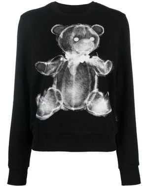 Philipp Plein Teddy Bear X-Ray-Print T-Shirt - Black