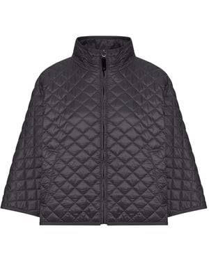 Max Mara Dolphin quilted high-neck jacket - Grau