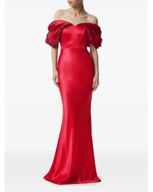 Framboise Kamari Off-Shoulder Dress - Red