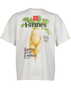 Doublet T-Shirt Farmes Magazine Cover - White