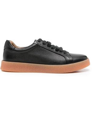 SERGIO MORETTI FIRENZE Leather Trainers - Black