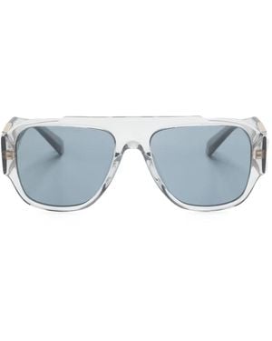 Versace Macys Sonnenbrille Mit Eckigem Gestell - Blau