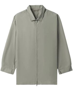 Fear Of God Logo-Patch Jacket - Grey