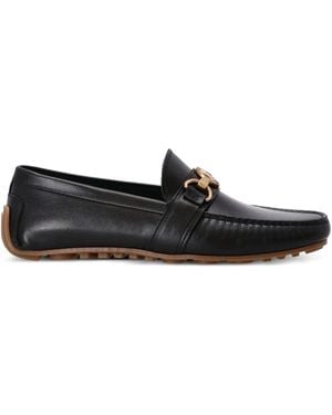 Moschino Mocassini Con Medaglione - Nero