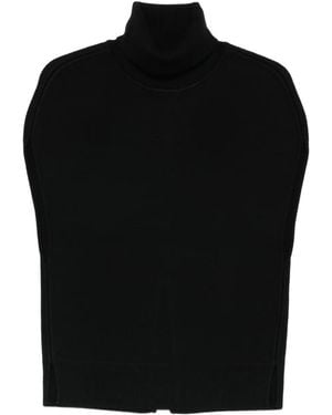 TOTEME Dubbelgebreide Spencer - Zwart