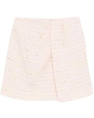 Manuel Ritz Bouclé Mini Skirt - Pink