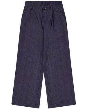 Anaii Pantalones Con Trabillas - Azul