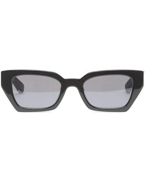 Messyweekend Luna Geometric-Frame Sunglasses - Grey