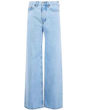 Lois Straight-Leg Denim Jeans - Blue