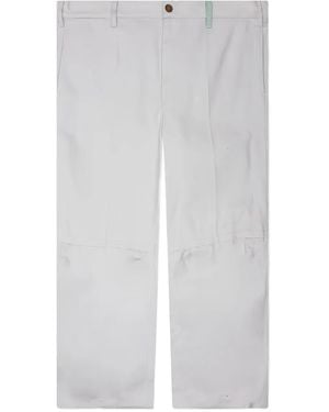 Marni Cotton-Blend Trousers - White
