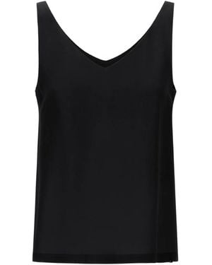 Herno V-Neck Top - Black