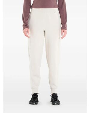 Nike 24.7 Impossiblysoft Seam-Detail Tapered Track Trousers - White
