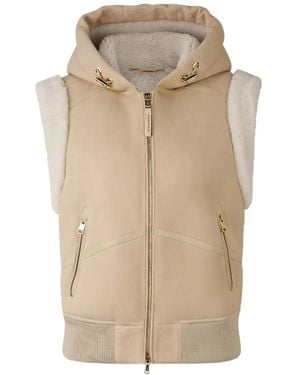 Bogner Hooded Waistcoat - Natural