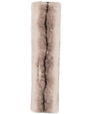 Frankie Shop "Ciasa" Faux Fur Scarf - Natural